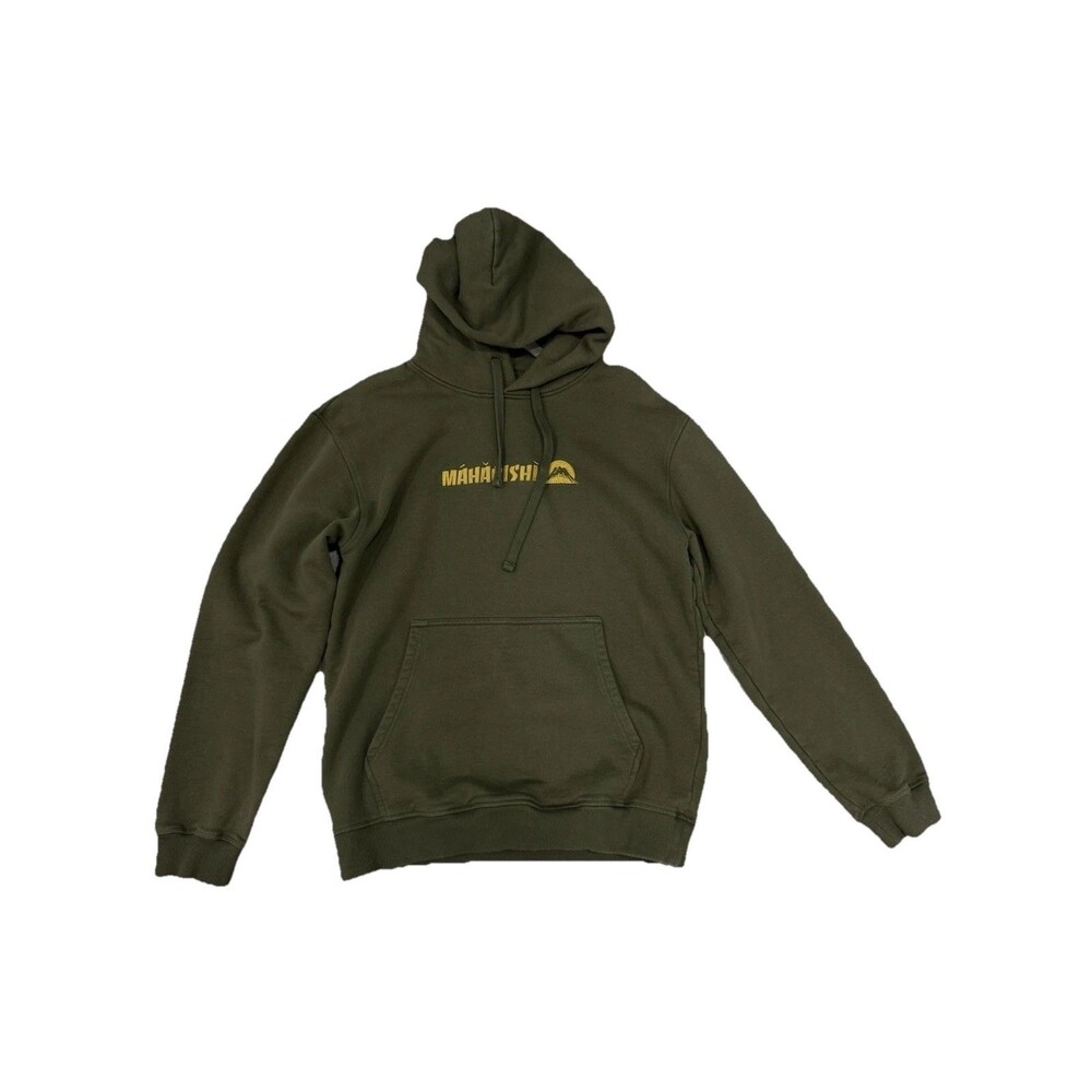 Maharishi Gold Tailor Hooded Sweat Rare Embroidered Olive Green Medium